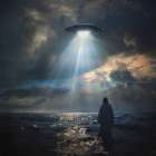 Extraterrestrial Christ I Art Print