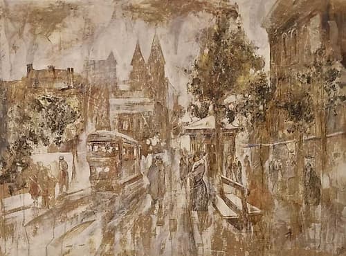 New orleans sketch I Art Print