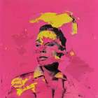 Pink And Yellow Collage III Art Print