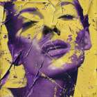 Yellow And Purple Collage I Art Print