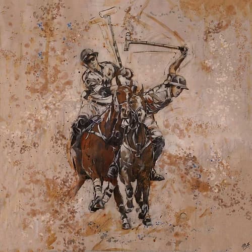 Polo Sepia II Inspirational Print
