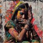 Hindu Goddess I Art Print