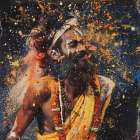 Colorful Hindu III Art Print