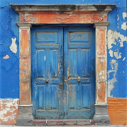 San Miguel Doors I Inspirational Print