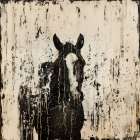 Horse Crackle II Art Print