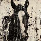 Horse Crackle III Art Print