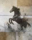 Stallion Seragraph II Art Print