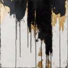 Gold leaf Abstract II Art Print
