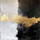 Gold leaf Abstract VIII Abstract Art Print