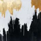 Gold leaf Abstract XI Minimalist Print