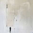 White On White Absract III Abstract Art Print