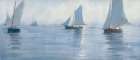 Blue Boats VI Art Print