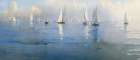 Blue Boats VII Art Print