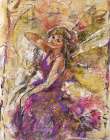 Purple Fairy Art Print