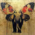 Elephant Butterfly Hybrid III Art Print