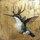 Hummingbird Deer Hybrid I Art Print