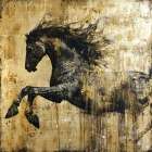 Horse Abstract I Art Print