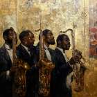 Jazz Golden Era VI Abstract Art Print
