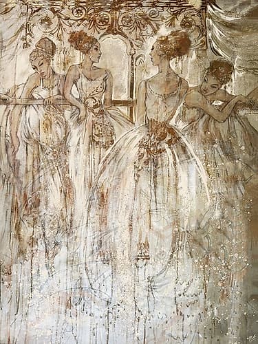 Ballerina golden age I Classical Print