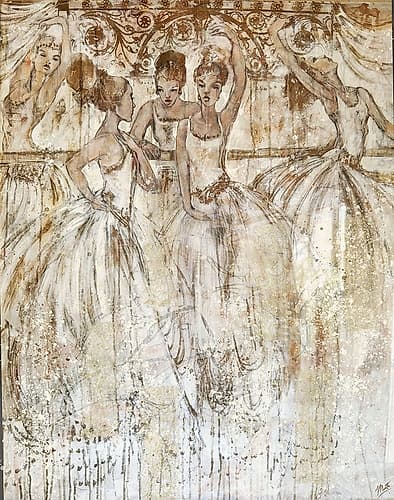 Ballerina golden age IIII Classical Print