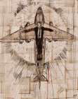 The Business Man Crucified Poetry Art Print
