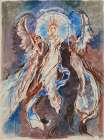 Angel Watercolor Art Print