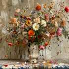 Flowers In Vase I Art Print