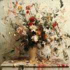 Flowers In Vase II Art Print