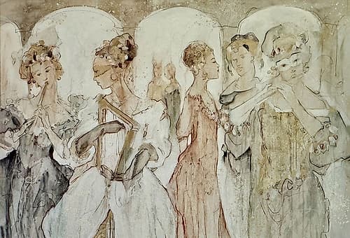 Renaissance I Aquarelle reproduction