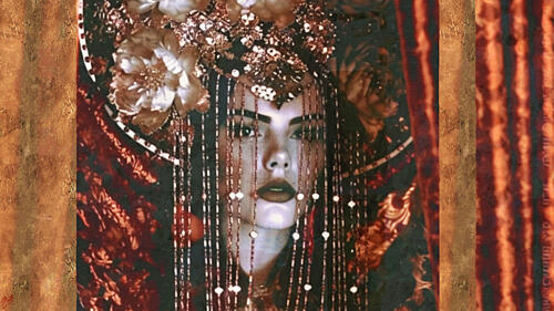 The Goddess II Gold Print