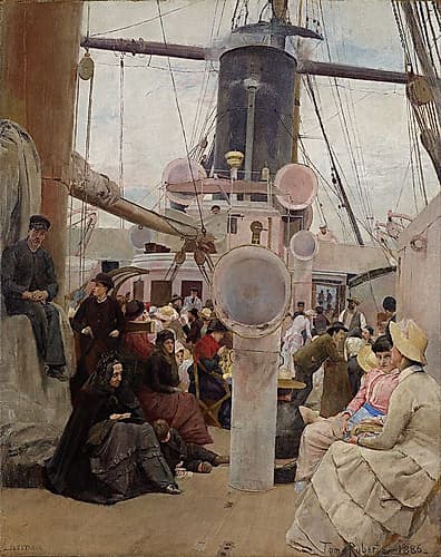 Coming South 1886 Art Print