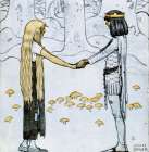 Prince and Princess ca 1910 Art Print