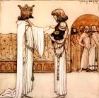 They Went to the King ca 1910 Art Print