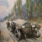 Isott-Fraschini Open Tourer 1930s Art Print