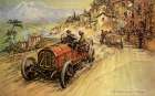 Nazzaros winner in Targa Florio 1907 Art Print