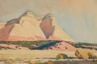 A view of Mount Carmel, Utah, 1944 Art Print