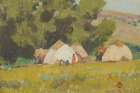 Apache Camp 1915 Art Print