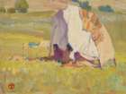 Apache Shelter, White Mountain Reservation, Arizona 1915 Art Print