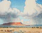 Clouds and Mesa, Arizona 1945