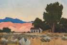 Cottage in Carson 1935 Art Print
