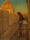 From a Balcony in Guadalajara 1905 Art Print