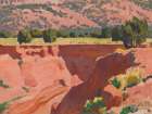 Gorge at Short Creek 1942 Art Print