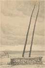 Kiva Poles of Walpi 1922 Art Print