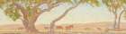Over the Mantle Mural Sketch 1922 Art Print