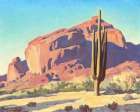 Red Rocks and Cactus 1945