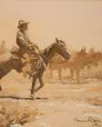 Trail Song, It was a Long and Tiresome Go 1908 Art Print