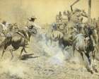 Wild Range-Horses in the Corral 1901