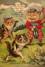 Cats of Many Lands 1914 - Scottish Cats Art Print
