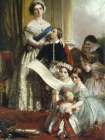 Queen Victoria and her Children 1851 Art Print
