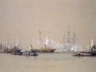 Naval Review at Spithead 1853 Art Print